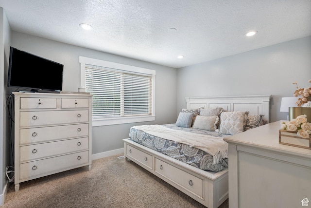 211 S 860 E, Orem, UT 84097 - bedroom with light carpet, recessed lighting, and a textured ceiling
