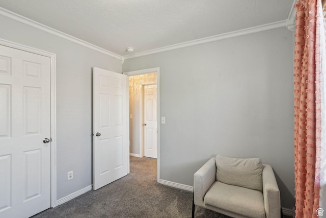 4052 W Newland Loop, Lehi, UT 84043 - sitting room with crown molding and dark carpet