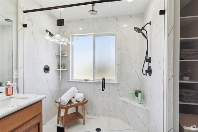 4124 S 3475 W, West Haven, UT 84401 - full bath with a marble finish shower and vanity