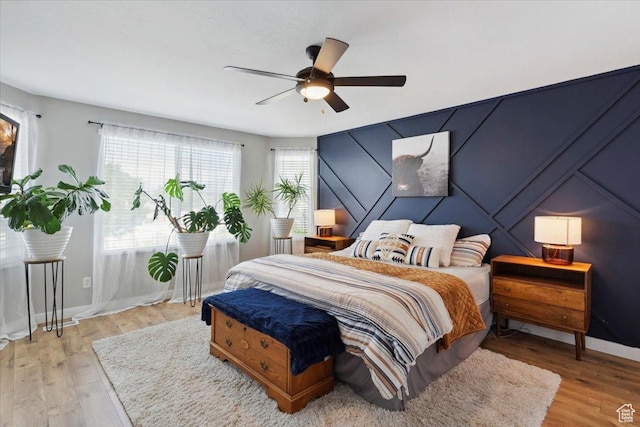 4124 S 3475 W, West Haven, UT 84401 - bedroom featuring wood finished floors and ceiling fan