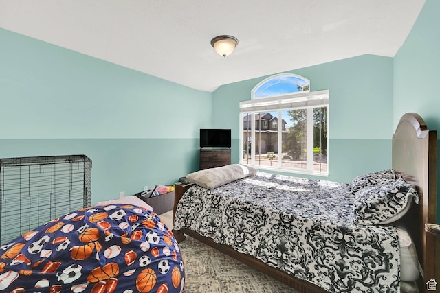 4317 S 3350 W, West Haven, UT 84401 - bedroom featuring vaulted ceiling