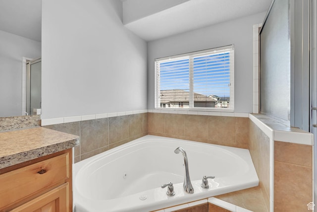 4317 S 3350 W, West Haven, UT 84401 - full bathroom with vanity and a tub with jets