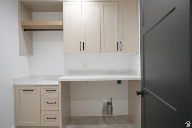 11234 E Columbine Ln, Heber City, UT 84032 - laundry room featuring electric dryer hookup and cabinet space
