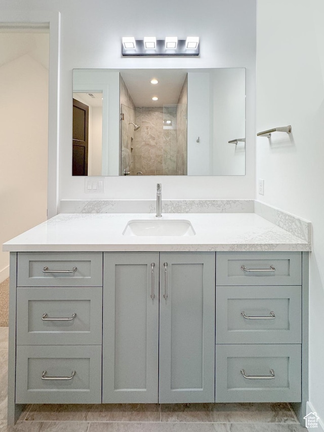 11234 E Columbine Ln, Heber City, UT 84032 - bathroom with vanity and tiled shower