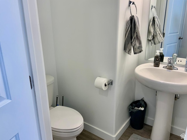 2953 W Ezra Dr, Cedar City, UT 84720 - bathroom featuring toilet and wood finished floors