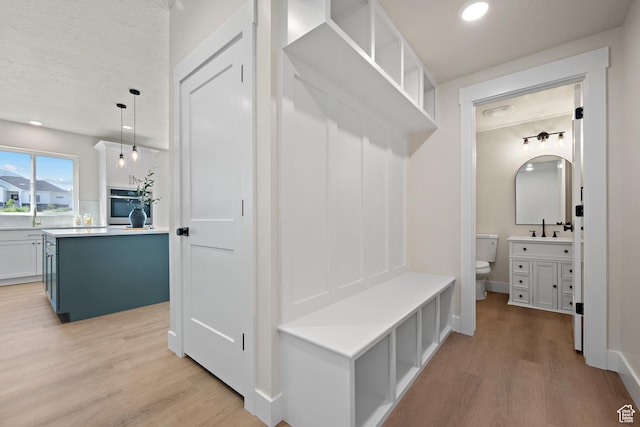 1324 E 320 S, Payson, UT 84651 - mudroom with light wood-style flooring and recessed lighting