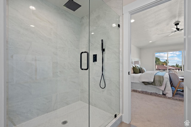 1324 E 320 S, Payson, UT 84651 - ensuite bathroom with a stall shower and a ceiling fan