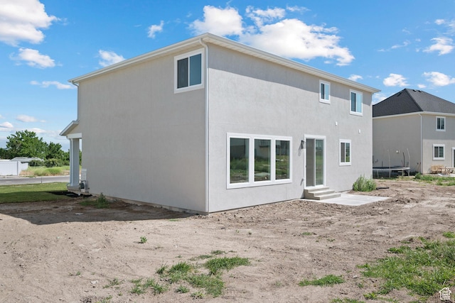 1324 E 320 S, Payson, UT 84651 - rear view of house with entry steps and stucco siding
