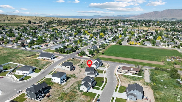 1324 E 320 S, Payson, UT 84651 - aerial view of property's location featuring mountains and nearby suburban area