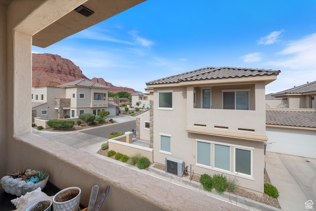 140 W Center St Unit 29, Ivins, UT 84738 - balcony with a residential view and a mountain view
