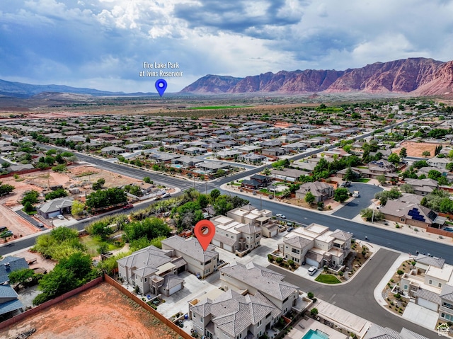 140 W Center St Unit 29, Ivins, UT 84738 - aerial perspective of suburban area featuring a mountainous background