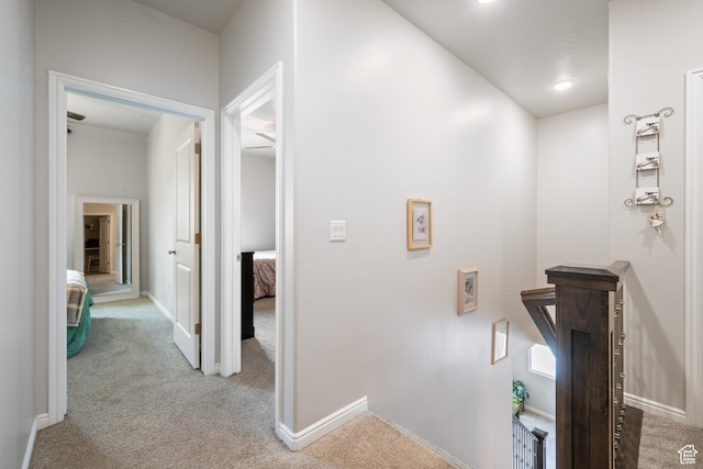 140 W Center St Unit 29, Ivins, UT 84738 - corridor with carpet flooring and an upstairs landing