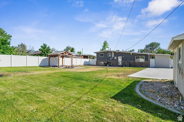 790 E 5300 S, South Ogden, UT 84405 - fenced backyard featuring a gazebo and a patio