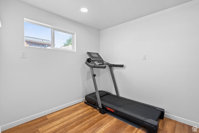 790 E 5300 S, South Ogden, UT 84405 - workout area with recessed lighting and light wood-style floors