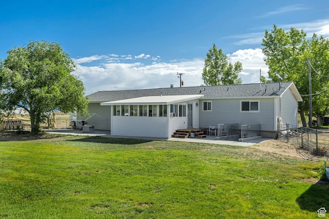 501 N Main St, Vernon, UT 84080 - rear view of house featuring entry steps and a patio area