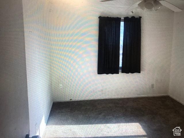 3628 S 5450 W, West Valley City, UT 84120 - spare room with carpet floors and ceiling fan