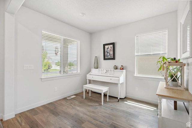 7335 N Harvest Crop Dr, Eagle Mountain, UT 84005 - living area with wood finished floors and baseboards