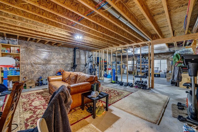 56 N Rue De Matth W, Vineyard, UT 84058 - view of unfinished basement
