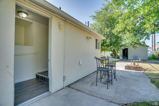 1132 S 1100 W, Provo, UT 84601 - view of patio / terrace featuring an outbuilding and outdoor dining area