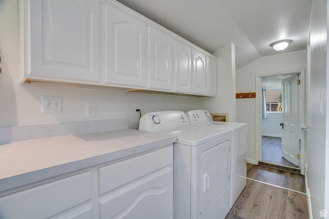 1132 S 1100 W, Provo, UT 84601 - laundry area with dark wood-style floors, independent washer and dryer, and cabinet space