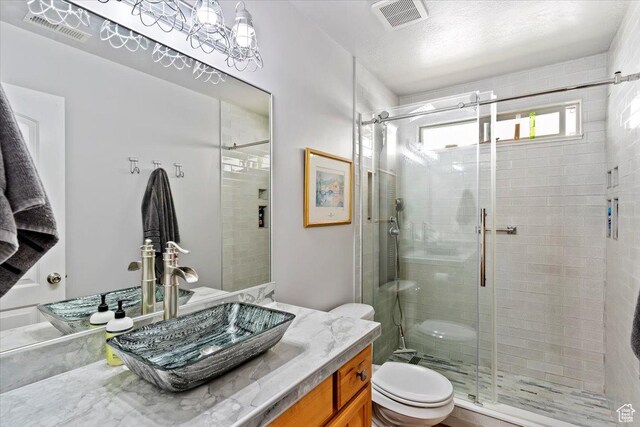 793 E 2025 N, North Ogden, UT 84414 - bathroom with a shower stall and vanity