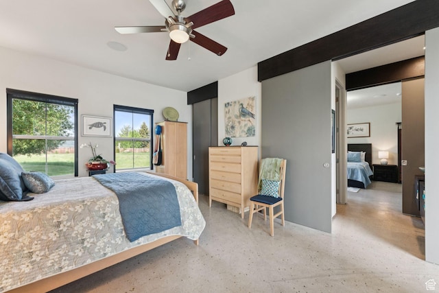 3530 N State Road 32, Marion, UT 84036 - bedroom featuring ceiling fan