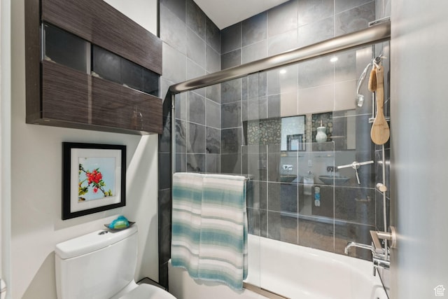 3530 N State Road 32, Marion, UT 84036 - bathroom with toilet and bath / shower combo with glass door