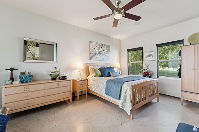 3530 N State Road 32, Marion, UT 84036 - bedroom with ceiling fan