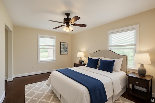 1145 S Liberty Ave E, Ogden, UT 84404 - bedroom with wood finished floors and ceiling fan