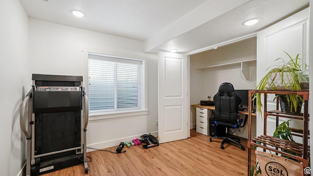 950 N 90 W, Santaquin, UT 84655 - office with light wood finished floors and recessed lighting
