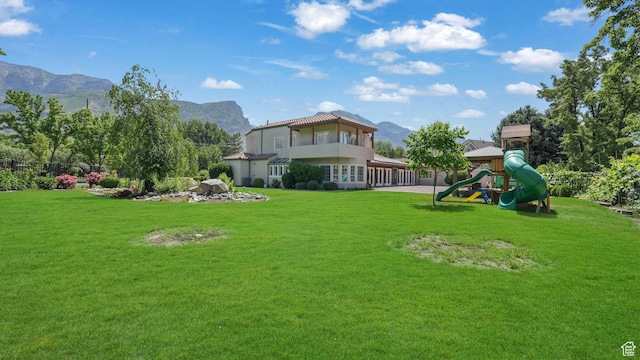 3175 N 140 W, Provo, UT 84604 - view of grassy yard featuring a mountain view