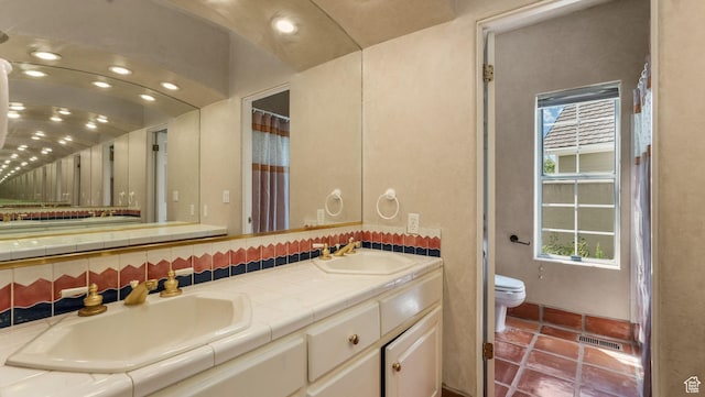 3175 N 140 W, Provo, UT 84604 - full bath with double vanity, tile patterned floors, and recessed lighting