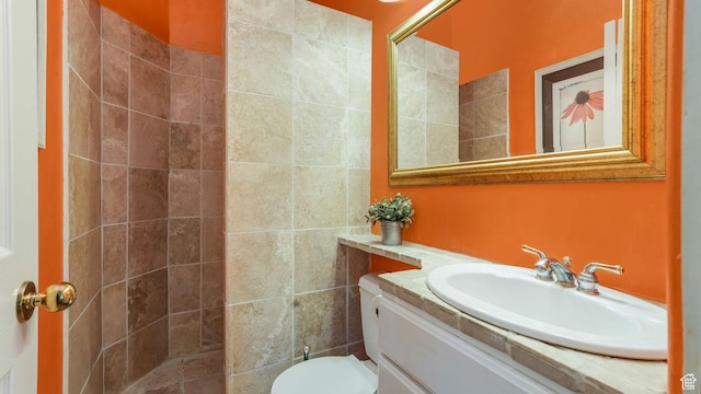 3175 N 140 W, Provo, UT 84604 - bathroom featuring vanity and tiled shower