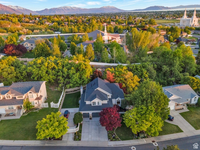 1028 E 140 N, Lindon, UT 84042 - aerial perspective of suburban area with a mountainous background