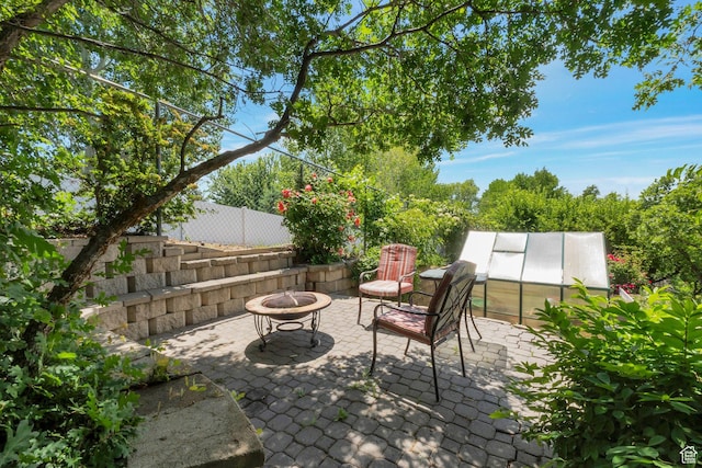 1028 E 140 N, Lindon, UT 84042 - view of patio with an outdoor fire pit
