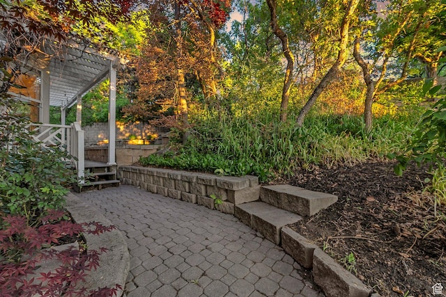 1028 E 140 N, Lindon, UT 84042 - view of patio / terrace with a pergola