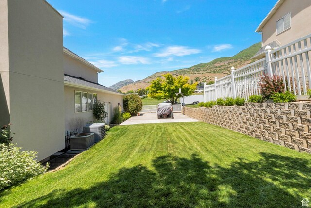 1028 E 140 N, Lindon, UT 84042 - view of yard with a mountain view and a patio