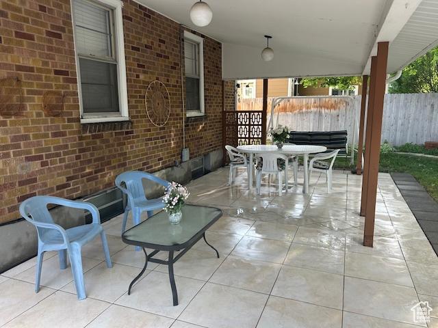 1567 E Westminster Ave, Salt Lake City, UT 84105 - view of patio / terrace with outdoor dining space