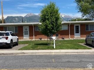856 N 600 E, Lehi, UT 84043 - ranch-style home featuring a mountain view and a front lawn