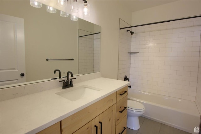 4181 W 1725 S, West Haven, UT 84401 - bathroom featuring vanity, washtub / shower combination, and tile patterned floors