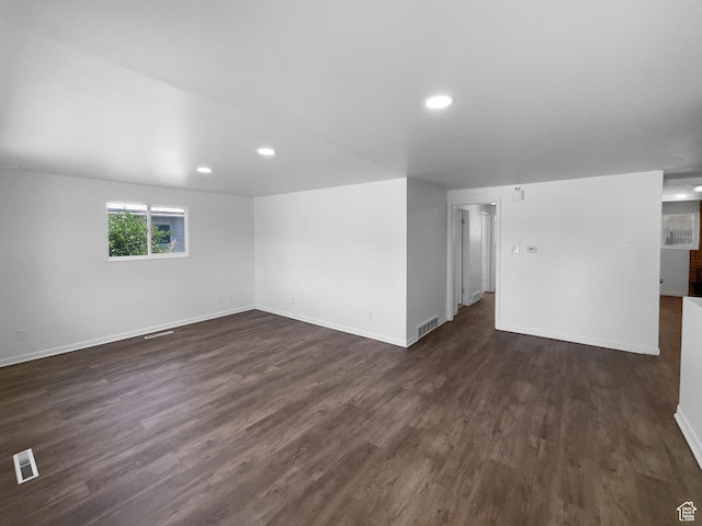 270 N 500 E, Spanish Fork, UT 84660 - empty room featuring dark wood-style flooring and recessed lighting