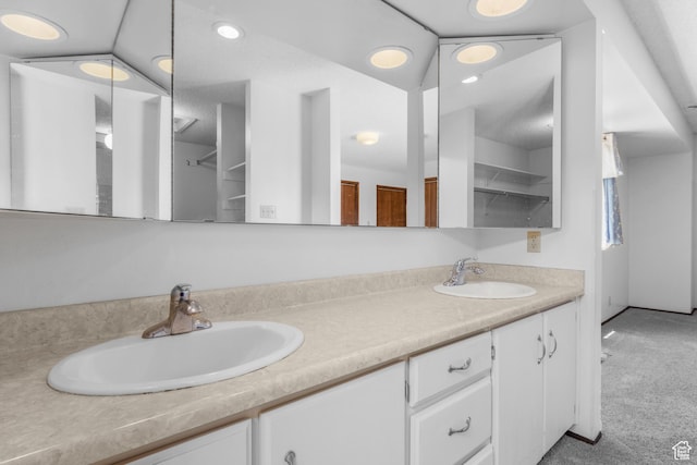 771 E 17th Ave, Salt Lake City, UT 84103 - bathroom with double vanity and recessed lighting