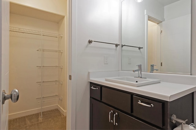 5306 W Solafax Ln, Herriman, UT 84096 - bathroom featuring vanity and baseboards