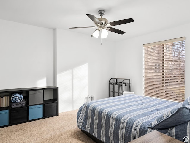 5423 S Tonalea Dr, Murray, UT 84107 - carpeted bedroom featuring ceiling fan