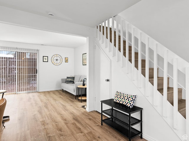 5423 S Tonalea Dr, Murray, UT 84107 - staircase featuring wood finished floors