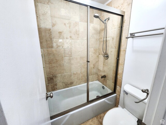 5423 S Tonalea Dr, Murray, UT 84107 - full bath with bath / shower combo with glass door and toilet
