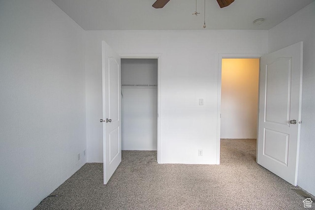 305 S Sheridan St, Stockton, UT 84071 - unfurnished bedroom featuring carpet flooring, a closet, and ceiling fan