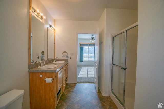 305 S Sheridan St, Stockton, UT 84071 - full bath featuring double vanity and an enclosed shower
