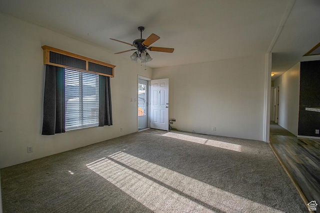 305 S Sheridan St, Stockton, UT 84071 - spare room with ceiling fan and carpet floors