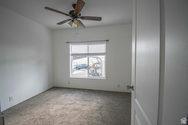 305 S Sheridan St, Stockton, UT 84071 - carpeted spare room with ceiling fan